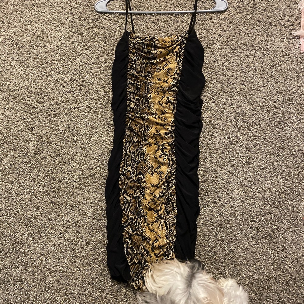 Animal Print Fashion Nova Mini Dress Brand New 🤍